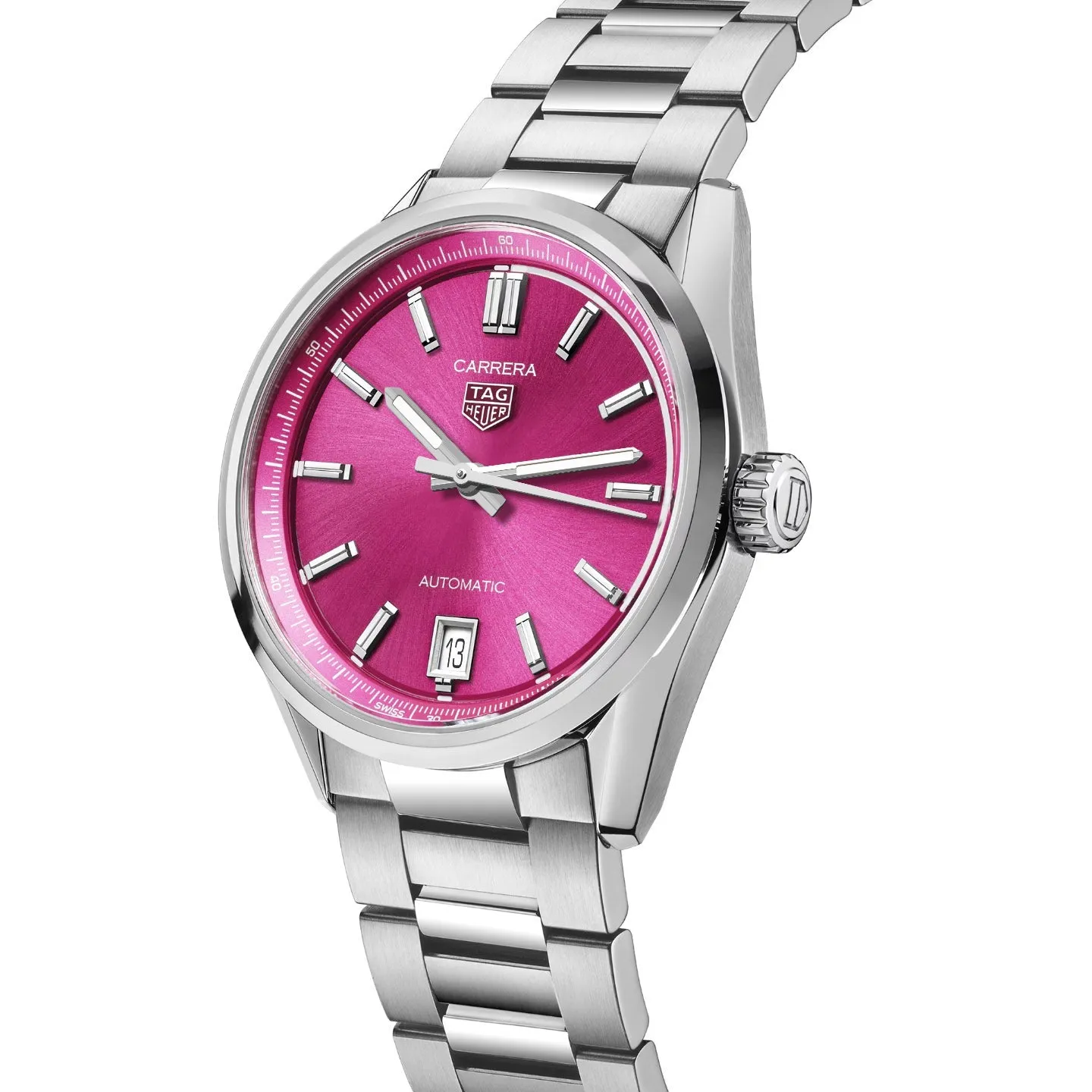 Tag Heuer Carrera Unisex Pink Automatic Watch WBN2313.BA0001