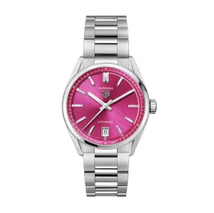 Tag Heuer Carrera Unisex Pink Automatic Watch WBN2313.BA0001