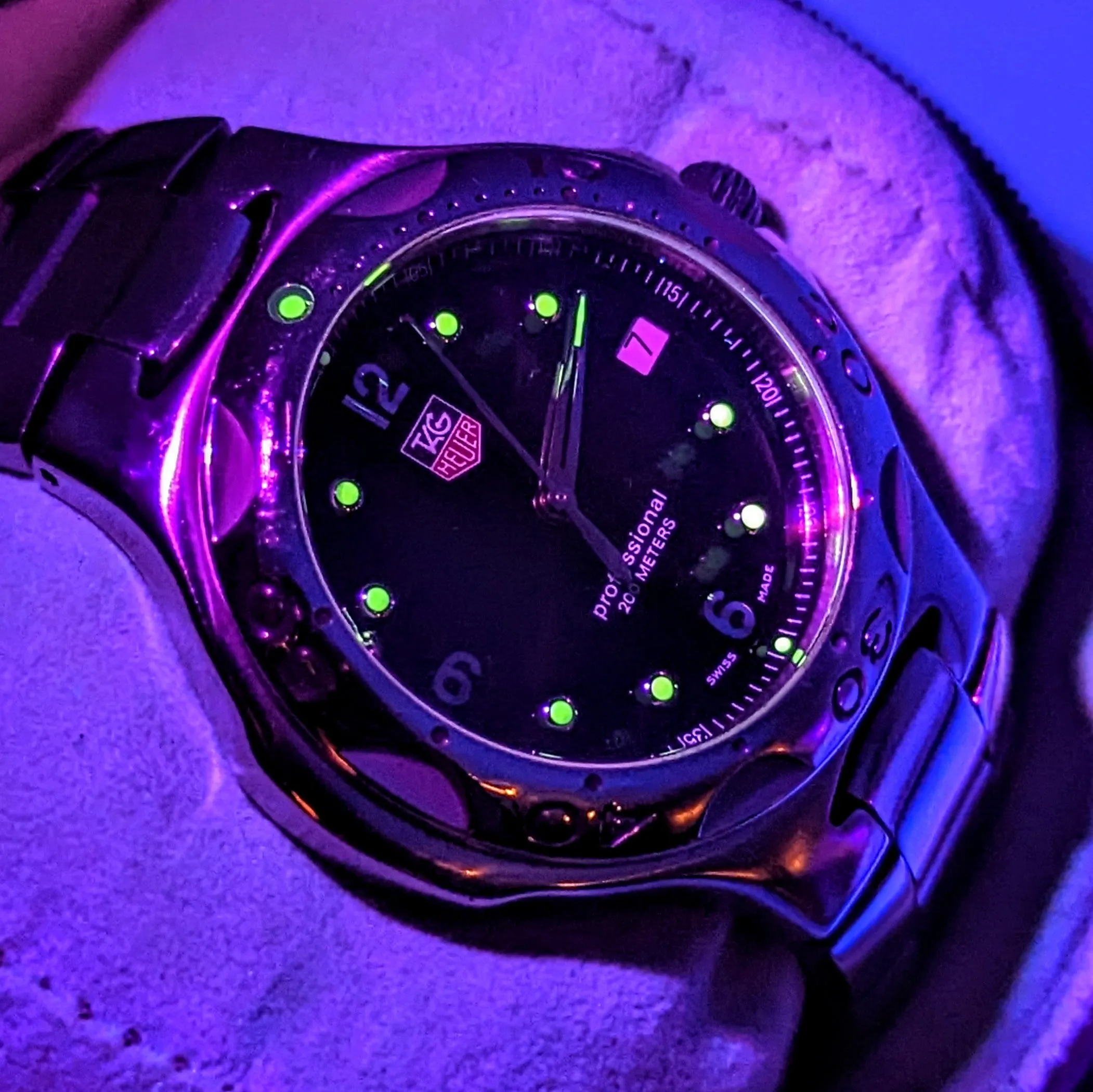 TAG HEUER Kirium Professional Watch 200 Meters WL1012 Swiss Made Wristwatch