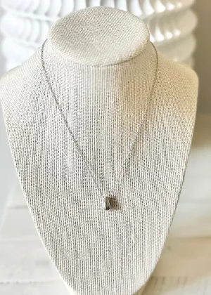 The Mini Drop Pendant Necklace (Silver) The Mini Drop Pendant Necklace (Silver)