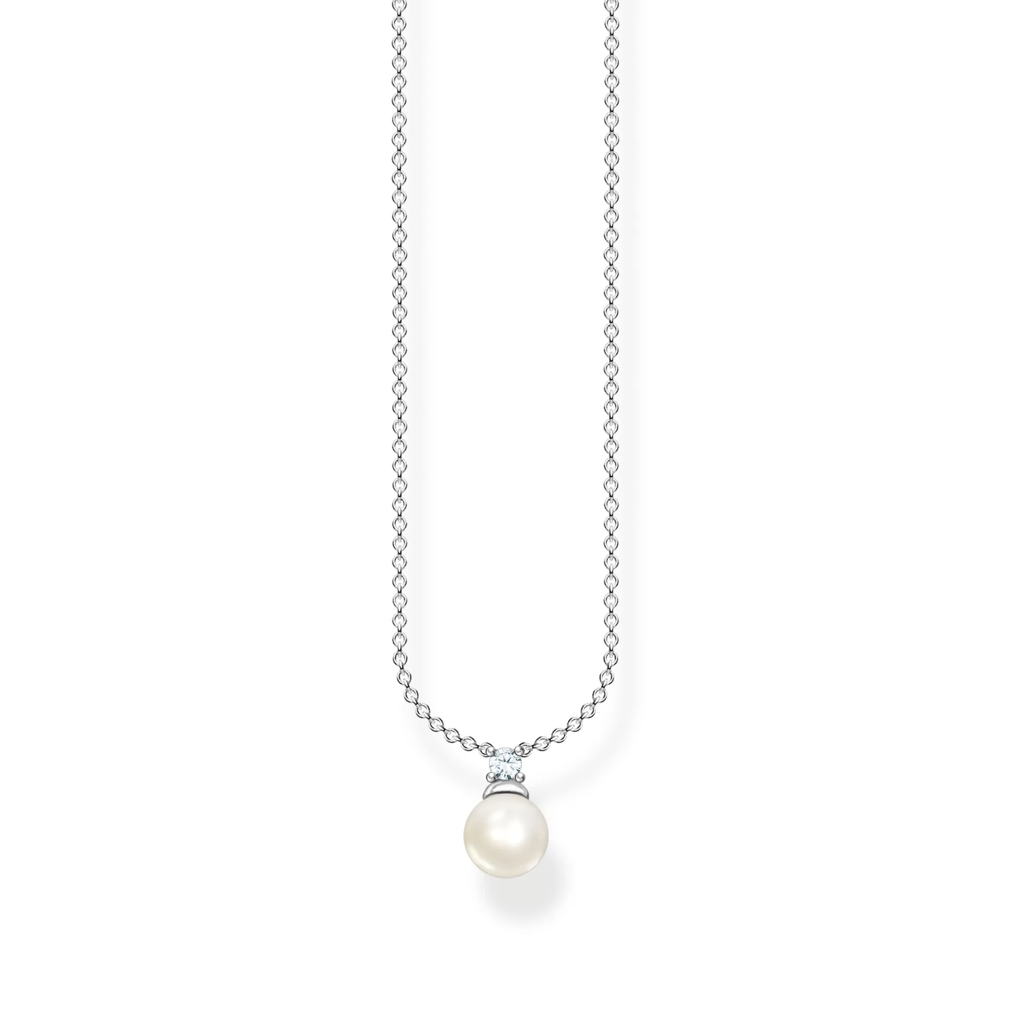 Thomas Sabo Necklace pearl silver