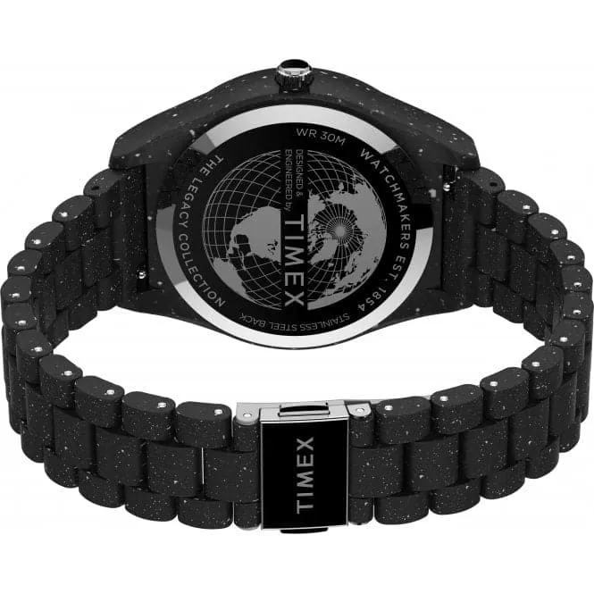Timex Legacy Ocean Recycled Plastic Bracelet Watch TW2V77000