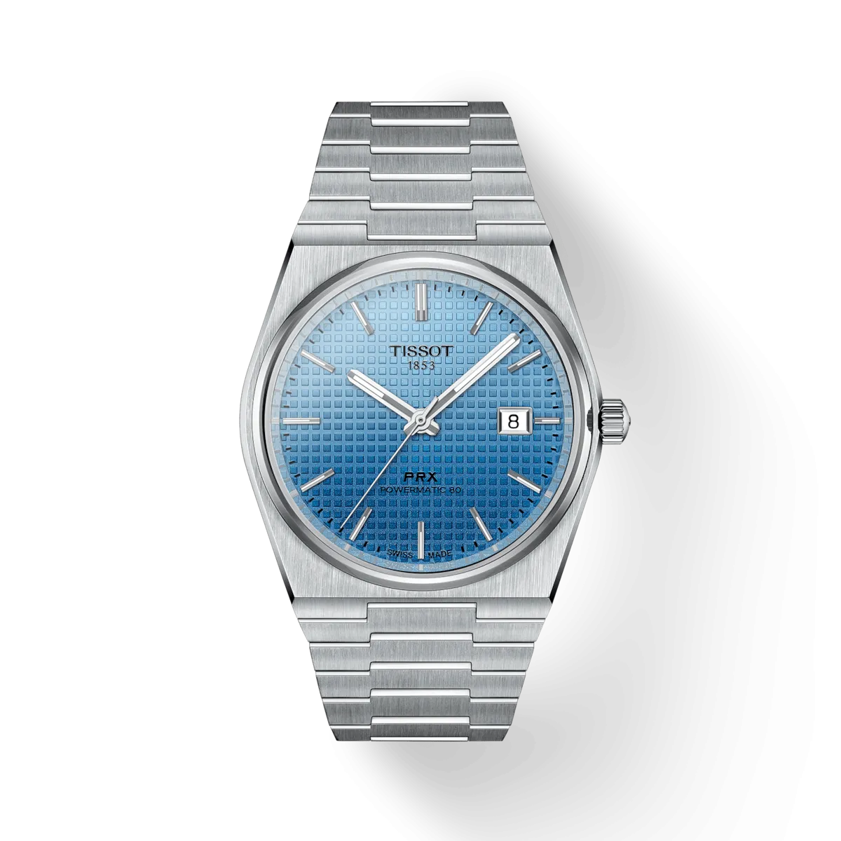 Tissot PRX Powermatic 80 Ice Blue Chameleon Dial 40mm T1374071135101