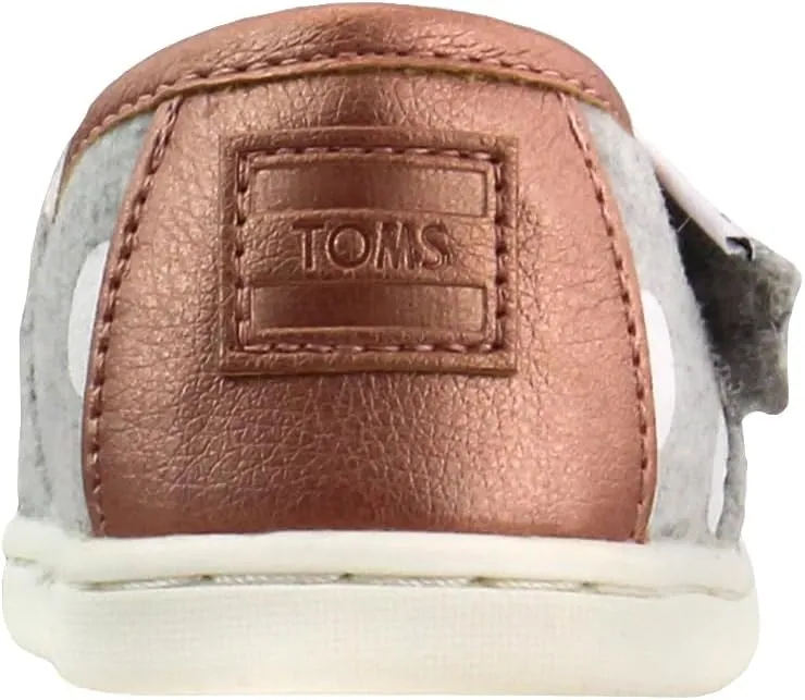 TOMS Toddler Girls Alpargata Crib - Grey