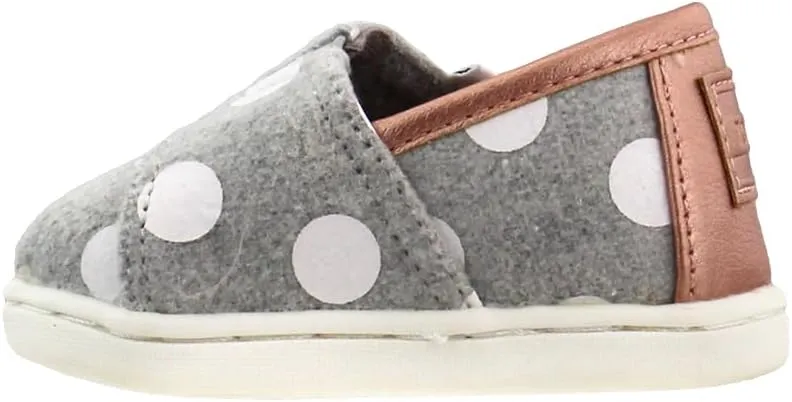 TOMS Toddler Girls Alpargata Crib - Grey