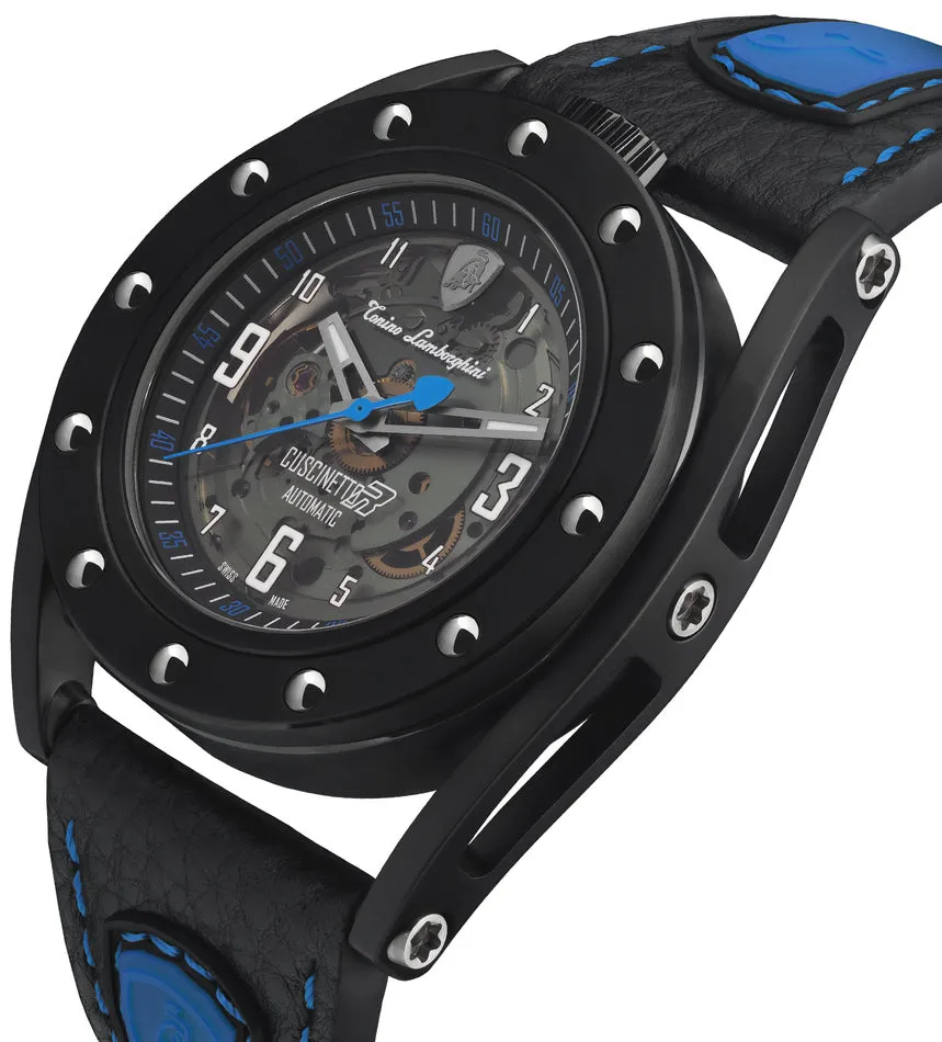 Tonino LambORSghini Watch Cuscinetto R Black Blue