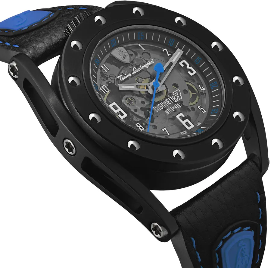 Tonino LambORSghini Watch Cuscinetto R Black Blue