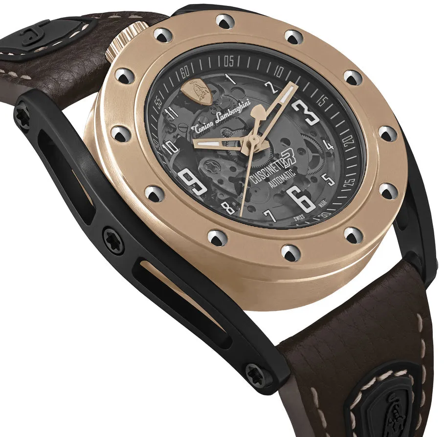 Tonino LambORSghini Watch Cuscinetto R Rose Gold