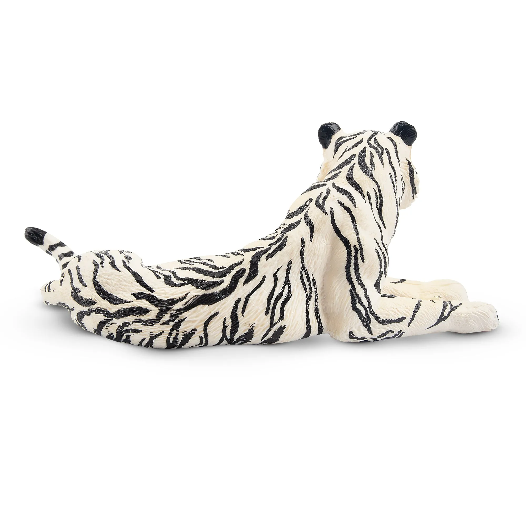 Toymany Lying White Tigress Figurine Toy
