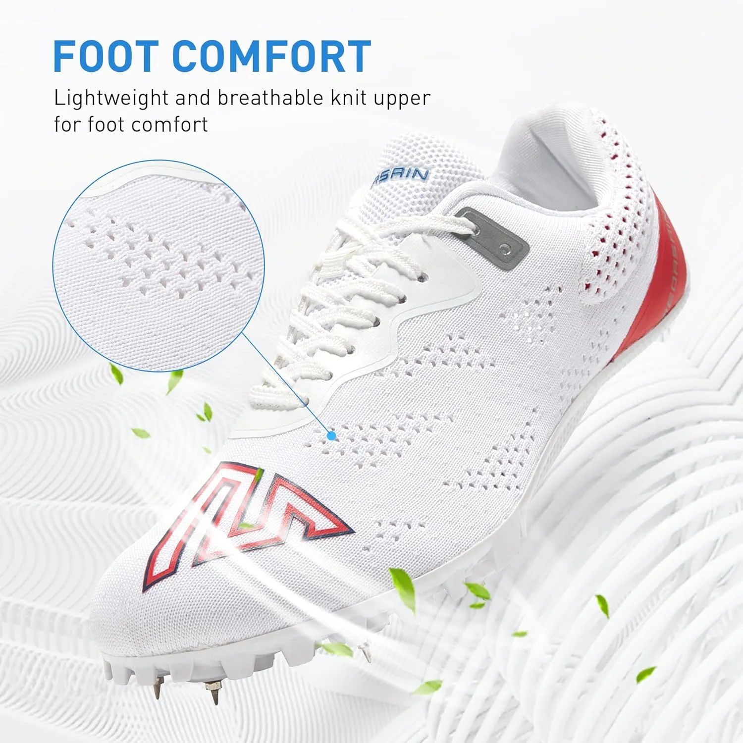 Track and Field Shoes for Men Women Kids Boys Girls Youth Spikes Professional Athletic Sprint Running Racing Shoes