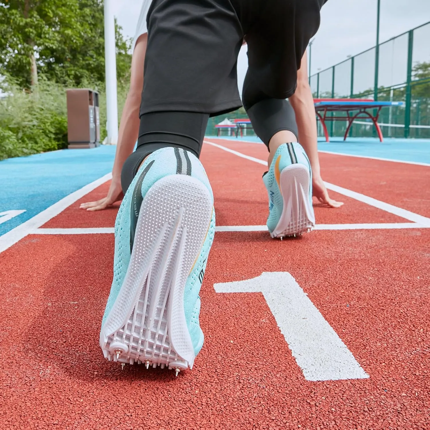 Track and Field Shoes for Men Women Kids Boys Girls Youth Spikes Professional Athletic Sprint Running Racing Shoes