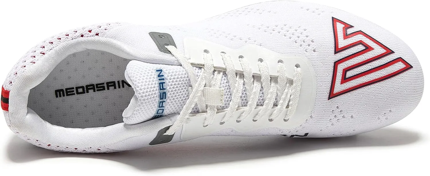 Track and Field Shoes for Men Women Kids Boys Girls Youth Spikes Professional Athletic Sprint Running Racing Shoes