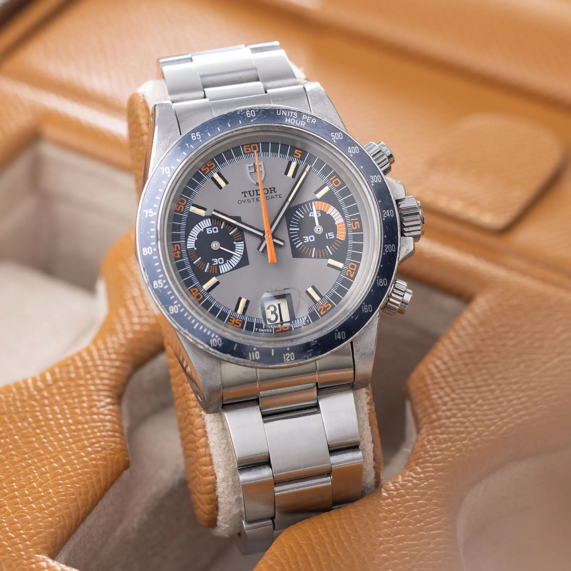Tudor Oysterdate Chronograph 7149 Monte Carlo Grey Dial