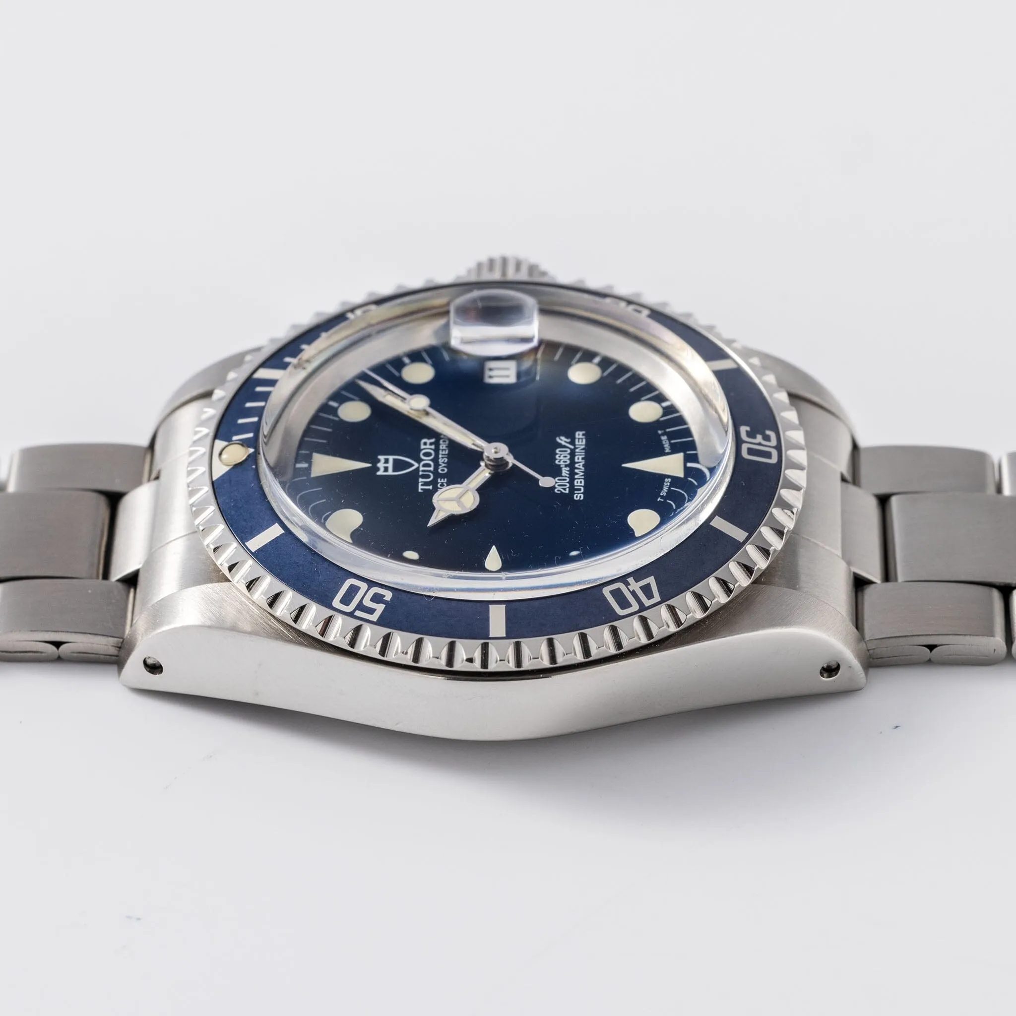 Tudor Submariner Date Blue Dial Ref 79090