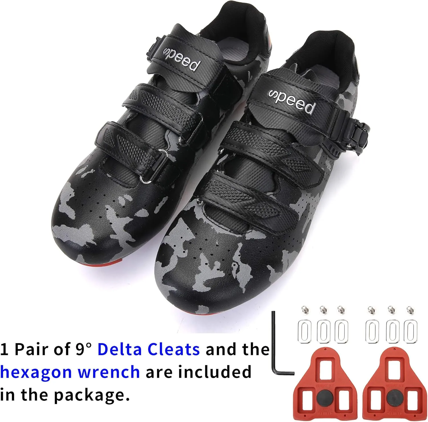 Unisex Cycling Shoes Compatible with pelaton Indoor Road Bike Riding Shoes for Men and Women Delta Cleats Clip Outdoor Pedal