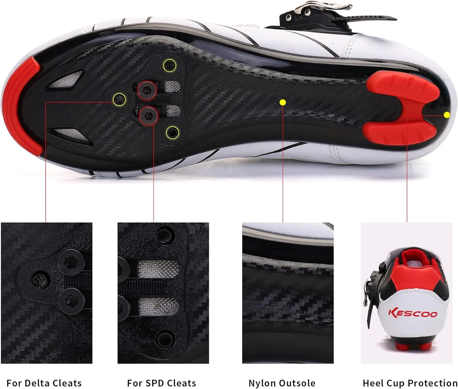Unisex Cycling Shoes Compatible with pelaton Indoor Road Bike Riding Shoes for Men and Women Delta Cleats Clip Outdoor Pedal