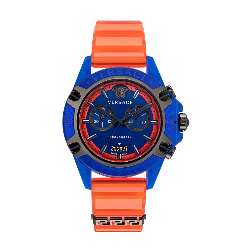 Versace Blue Orange Chrono Active Watch