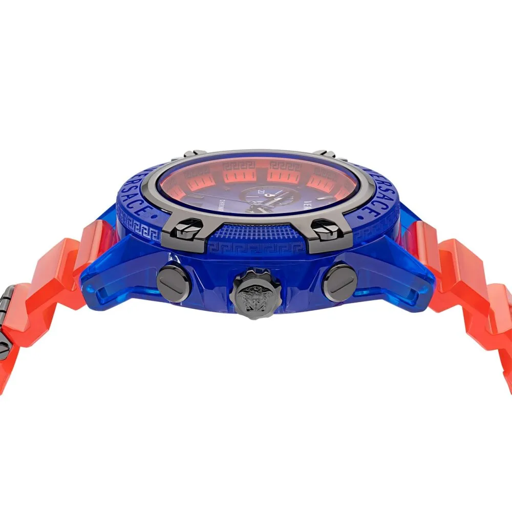 Versace Blue Orange Chrono Active Watch