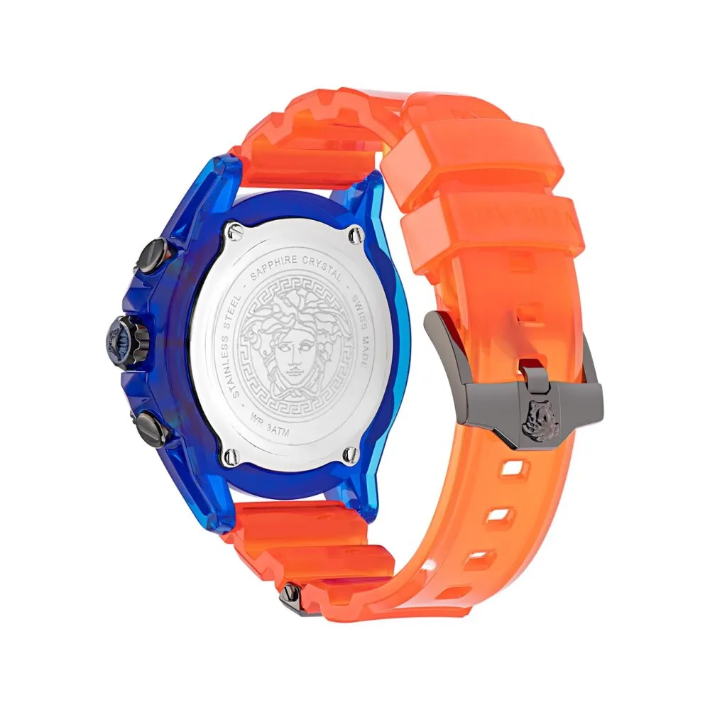 Versace Blue Orange Chrono Active Watch