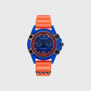 Versace Blue Orange Chrono Active Watch