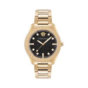 Versace Greca Dome Black Dial Men Watch - Ve2T00522