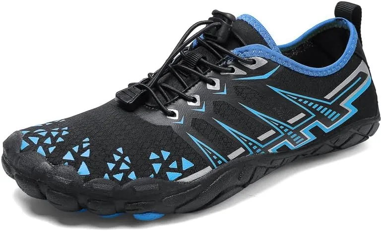 Waterproof Athletic Trail Running Shoes, Multi-Color Design, Quick-Dry Water Resistant Outdoor Sneakers