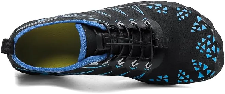 Waterproof Athletic Trail Running Shoes, Multi-Color Design, Quick-Dry Water Resistant Outdoor Sneakers