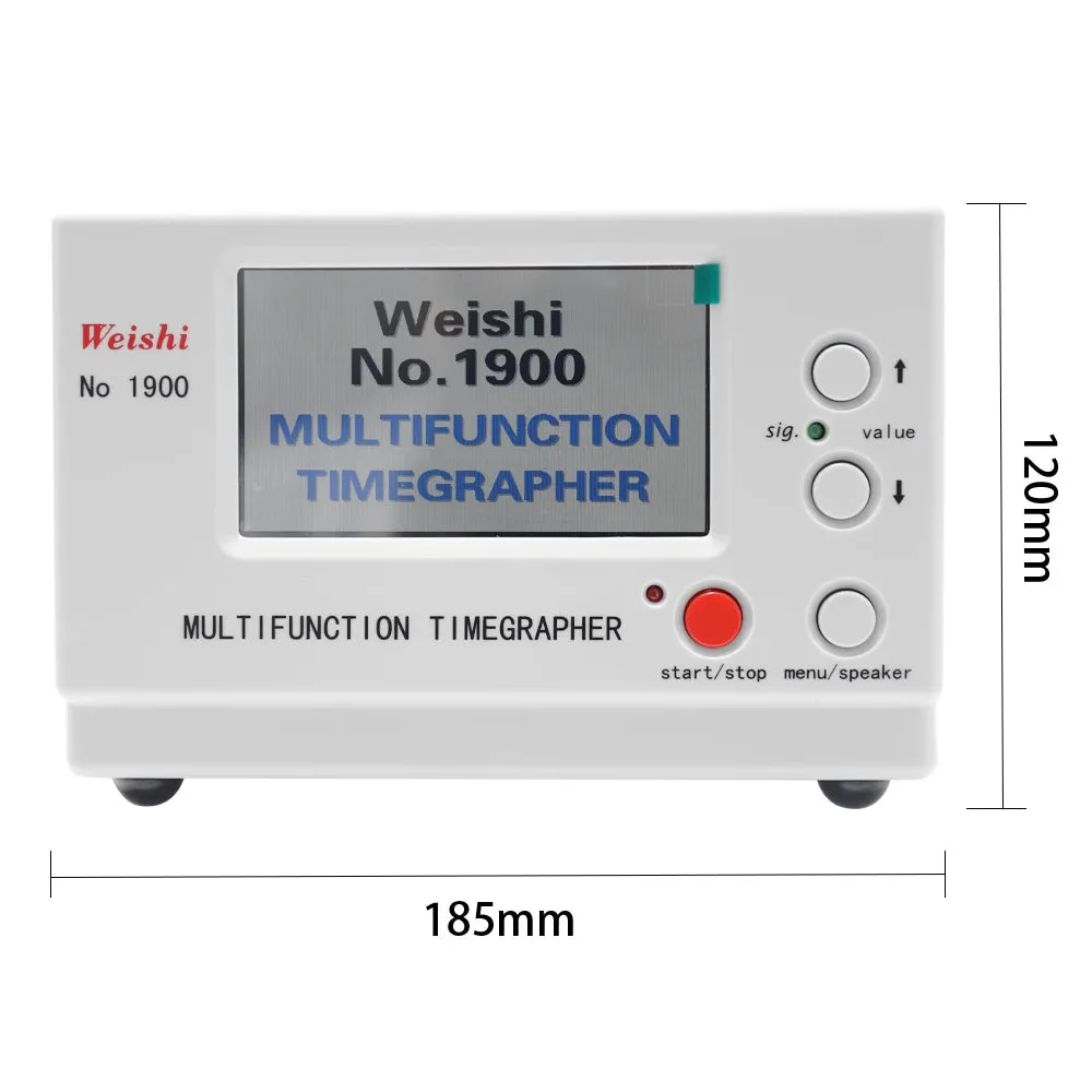 Weishi NO. 1900 Timegrapher Mechanical Watch Timing Tester Machine Multifunction Auto Calibration Timer Machine