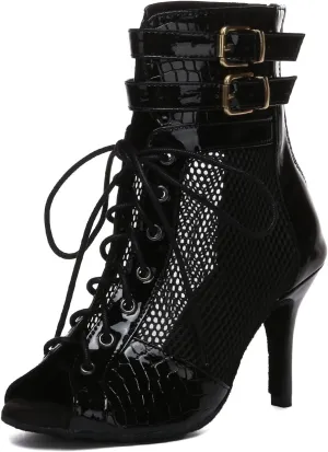 Women's Ballroom Dance Shoes Lace up Latin Modern Dance Heels,Model YCL615 Women's Ballroom Dance Shoes Lace up Latin Modern Dance Heels,Model YCL615