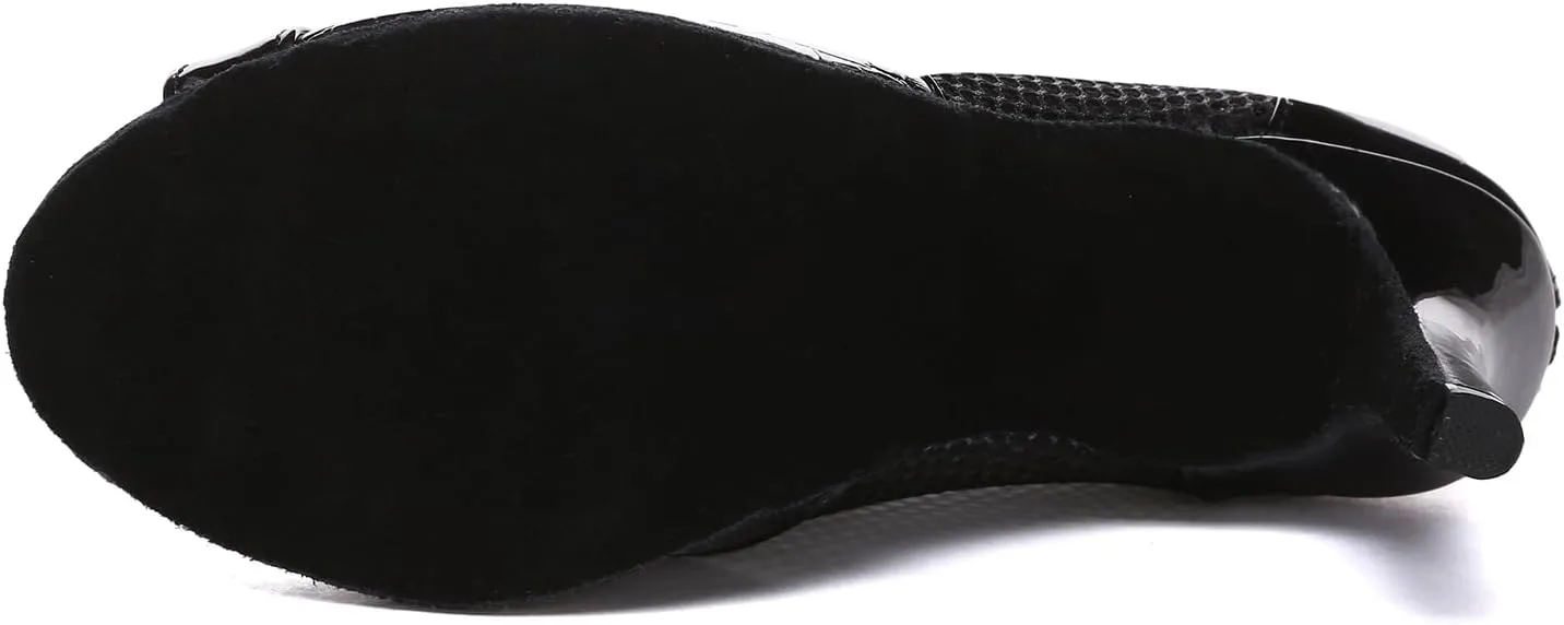 Women's Ballroom Dance Shoes Lace up Latin Modern Dance Heels,Model YCL615