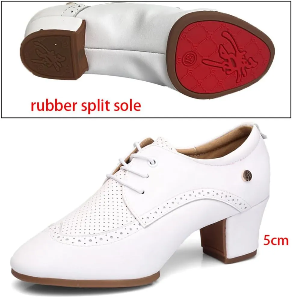 Women's Latin Dance Shoes, Split Sole Ballroom Tango Modern Dancing Shoes Performance Modern Dancing Shoes