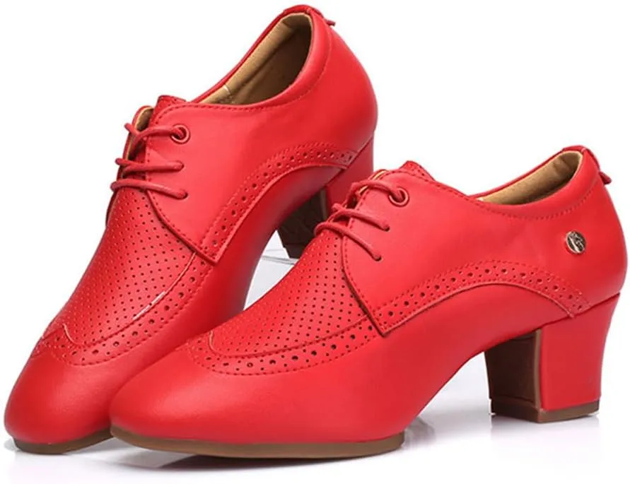 Women's Latin Dance Shoes, Split Sole Ballroom Tango Modern Dancing Shoes Performance Modern Dancing Shoes