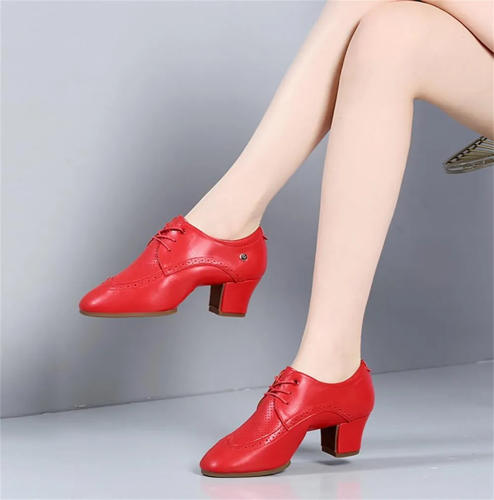Women's Latin Dance Shoes, Split Sole Ballroom Tango Modern Dancing Shoes Performance Modern Dancing Shoes