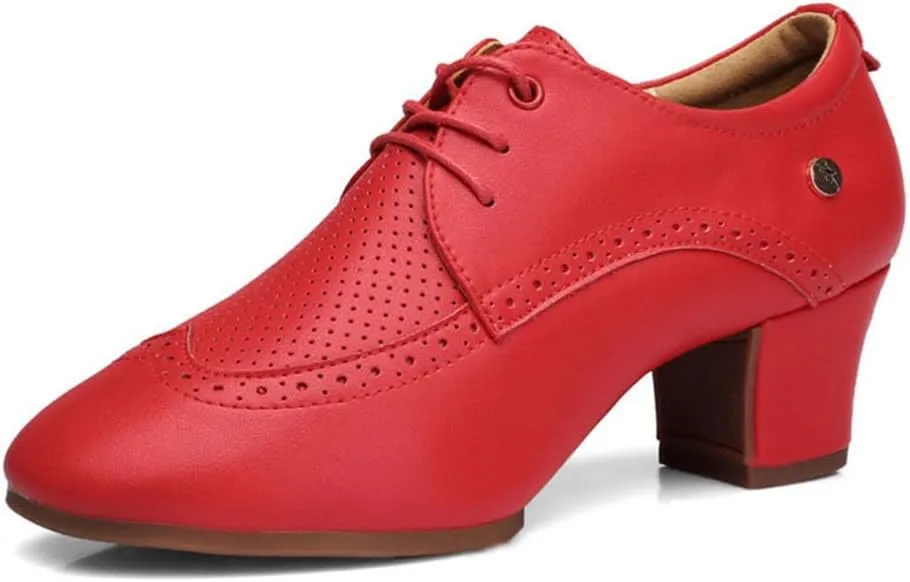 Women's Latin Dance Shoes, Split Sole Ballroom Tango Modern Dancing Shoes Performance Modern Dancing Shoes