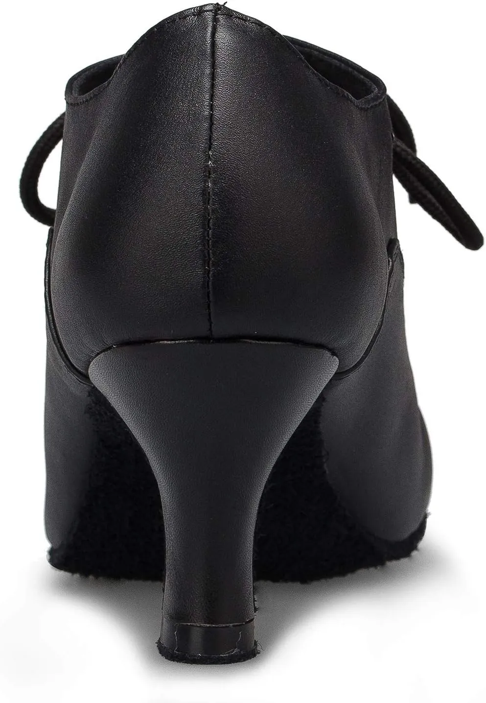 Women's Leather Closed Toe Modern Lace-up Latin Practice Professional Dance Shoes L229