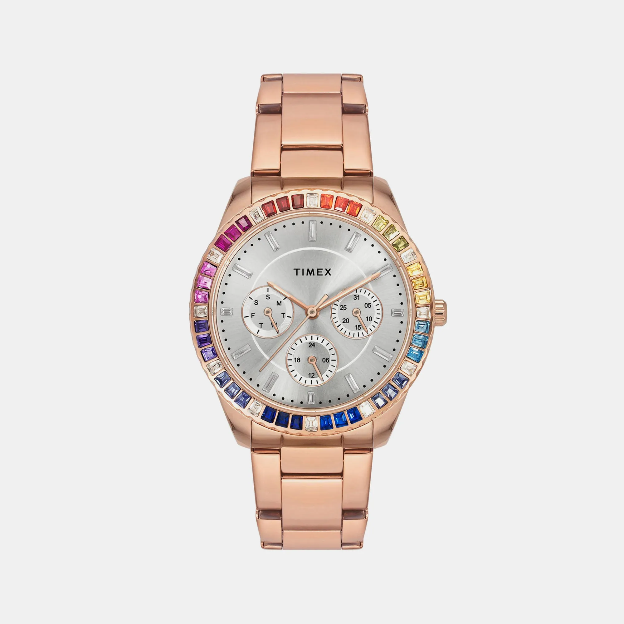 Women's Silver Analog Stainless Steel Watch TWEL16802