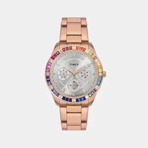 Women's Silver Analog Stainless Steel Watch TWEL16802