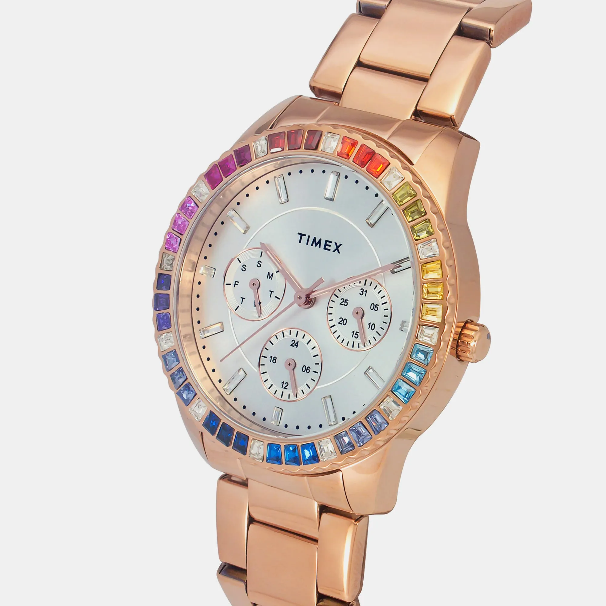 Women's Silver Analog Stainless Steel Watch TWEL16802