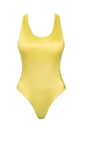 Yellow Sunset Mirage One Piece Swimwear Yellow Sunset Mirage One Piece Swimwear